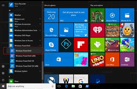 How many Start menu shortcuts you have in Windows 10