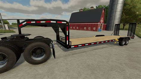 30' Flatbed Trailer FS22 - KingMods