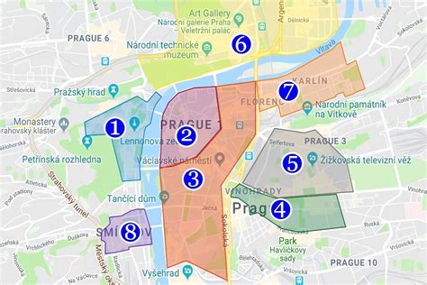 Prague Red Light District Map - Topographic Map World