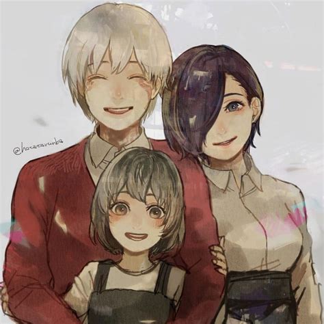 1080P free download | Tokyo Ghoul, family, kaneki, touka, child, HD phone wallpaper | Peakpx