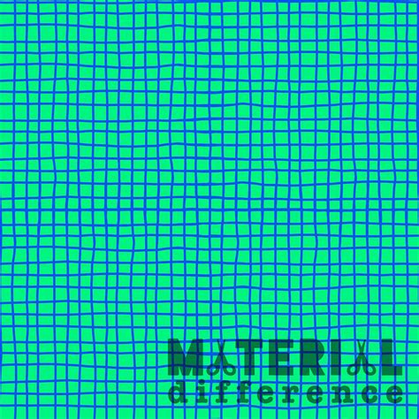 Crosshatch Mint Blue - Material Difference