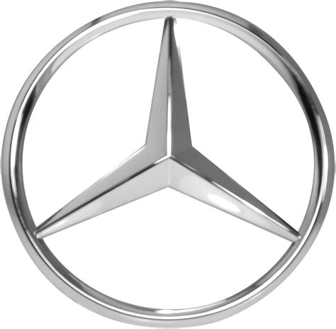 Mercedes-Benz Chrome Front Grill Star Emblem for C-Class, E-Class : Buy Online at Best Price in ...