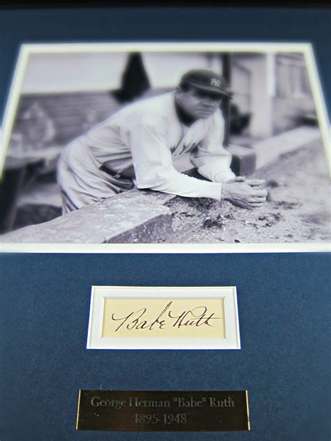 babe-ruth-framed-cut-signature-and-photo(2) - Memorabilia Center