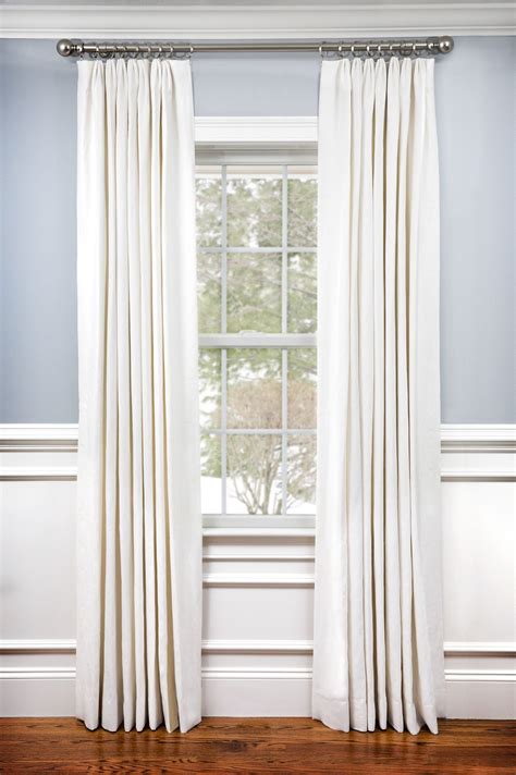 Hidden Back Tab Drapery Panel- Classic Off White Glynn Linen | Drapery ...