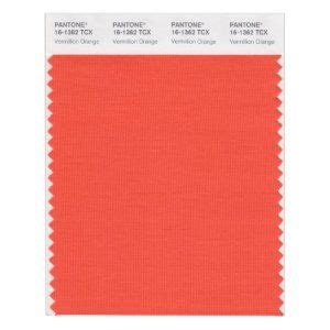 PANTONE SMART 16-1362X Color Swatch Card, Vermillion Orange - Amazon.com | Pantone, Vermilion ...