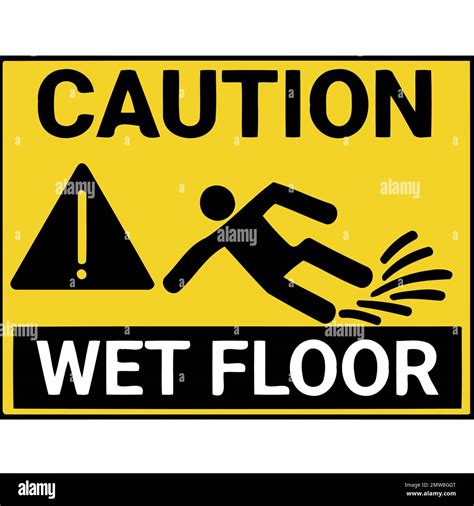Caution Wet Floor Sign Printable