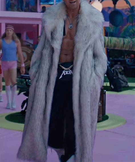 Barbie 2023 Ryan Gosling Ken Fur Coat