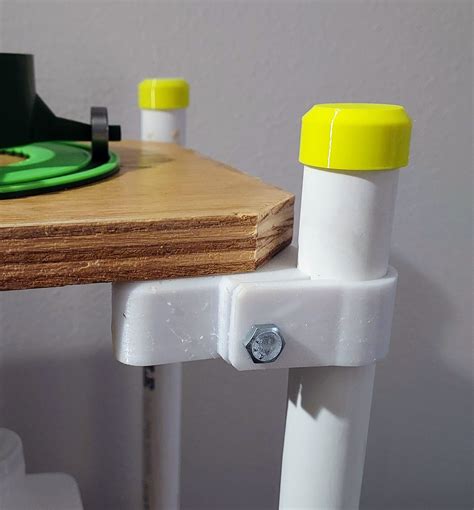 PVC Pipe Shelf - brackets, feet, top caps, marking jig by jebowenag79 | Download free STL model ...
