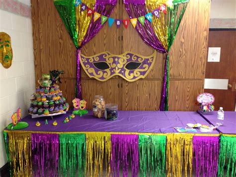 Mardi gras party backdrop banner decoration extra large fabric mardi ...