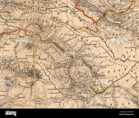 Karabakh Map (1856 Stock Photo - Alamy