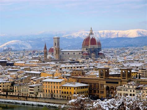 Snow in Florence stock photo. Image of cathedral, florence - 12244228