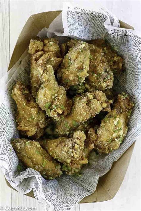 Wingstop Garlic Parmesan Wings Recipe and Video