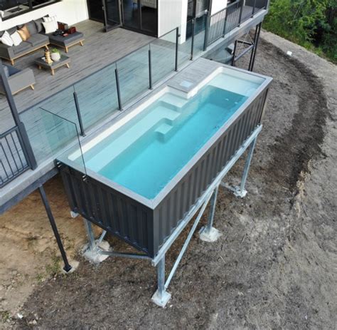 Stay Cool with a Shipping Container Pool Storage Container Homes, Building A Container Home ...