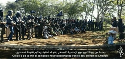 caption at the bottom: "Moro Islamic Liberation Front (MILF) Group in... | Download Scientific ...