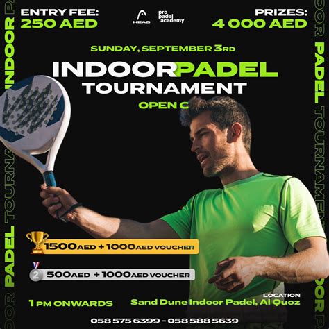 INDOOR PADEL TOURNAMENT | WeCourts Padel Tennis