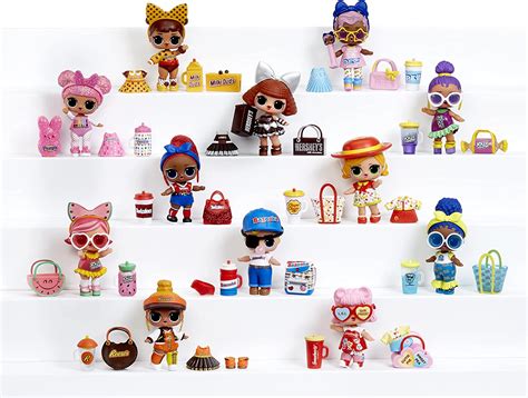 LOL Surprise Loves Mini Sweets dolls: in style of famous candies Kisses, Peps, Hershey's, PEZ ...