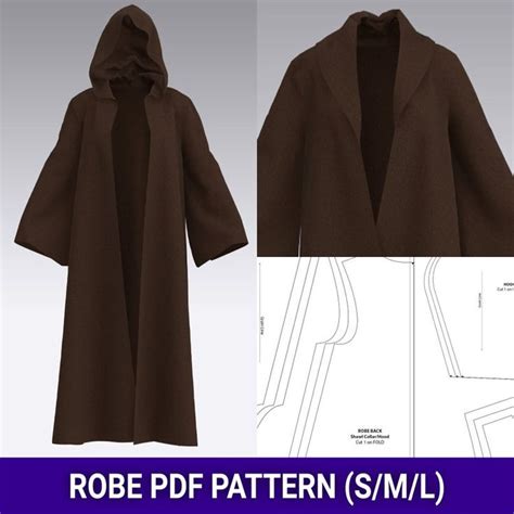 hooded jedi robe sewing pattern free - OscarSaela