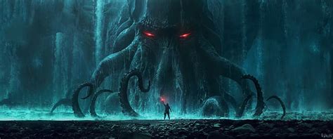 HD wallpaper: Cthulhu, Andree Wallin, ultrawide | Wallpaper Flare