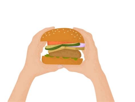 970+ Hand Holding Burger Stock Illustrations, Royalty-Free Vector Graphics & Clip Art - iStock