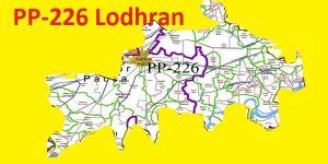 PP-226 Lodhran Area, Map, Candidates and Result