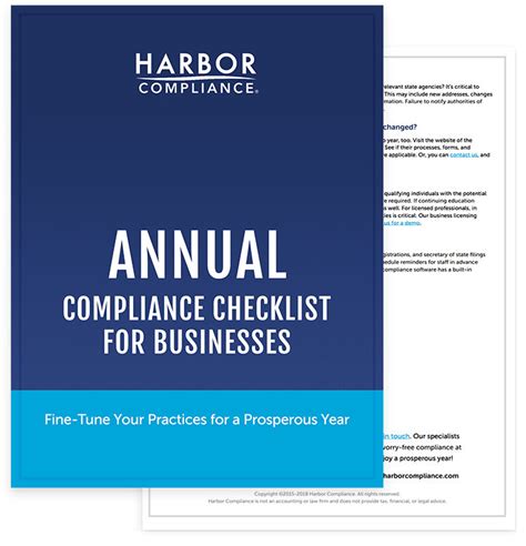 Free Download: 2019 Compliance Checklist for Businesses | Harbor Compliance