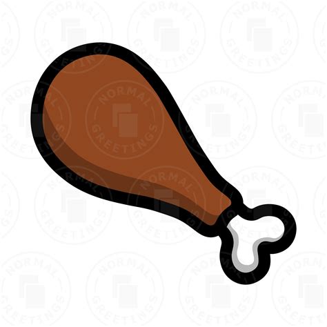 Chicken Leg Drumstick Turkey Leg Meat Clipart Cricut Files - Etsy UK