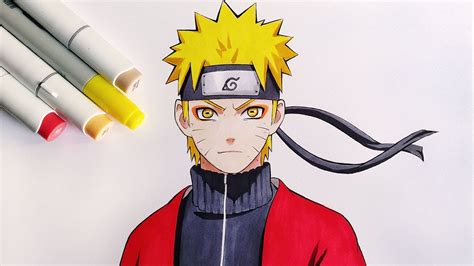 How To Draw Naruto Sage Mode Full Body