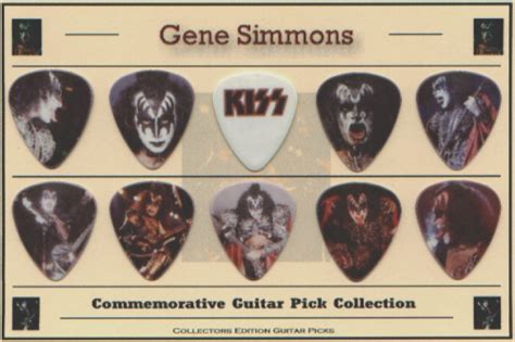 GENE SIMMONS/COMMEMORATIVE GUITAR PICK COLLECTION