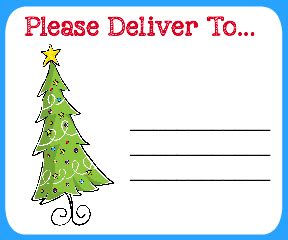 Free Printable Christmas Shipping Labels