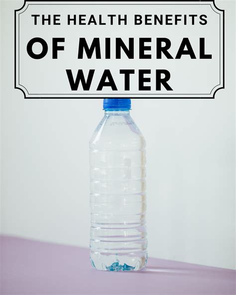 Health Benefits of Mineral Water - CalorieBee
