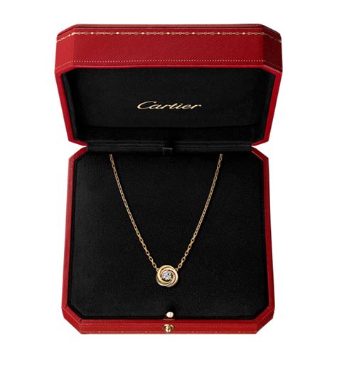 Cartier Trinity de Cartier Diamond Pendant Necklace | Harrods UK