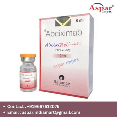 Abciximab 10mg Injection at Rs 26600/vial | Reopro Injection in Surat ...