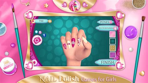 Nail Polish Games For Girls: Do Your Own Nail Art Designs in Fancy ...