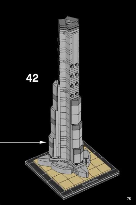 LEGO 21031 Burj Khalifa Instructions, Architecture - Landmark Series