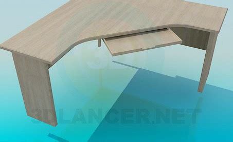 3D Model Corner desk