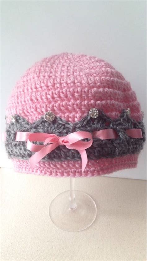 Princess hat princess crown Crochet princess hat crochet