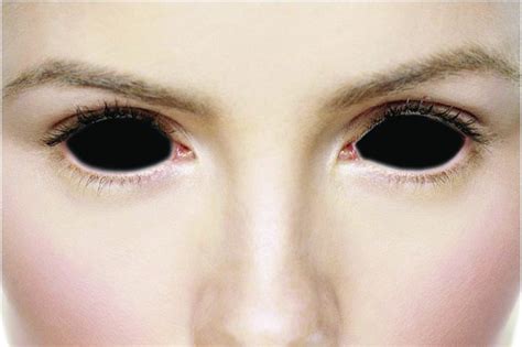 Possessed Black Sclera Contact Lenses | Halloween eye contacts, Contact lenses colored ...