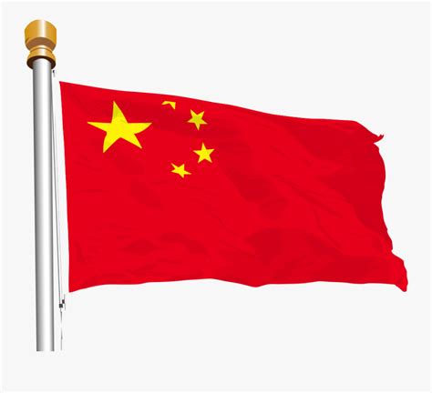 Flag Of China National Flag Red Star - China Flag Download , Free Transparent Clipart - ClipartKey