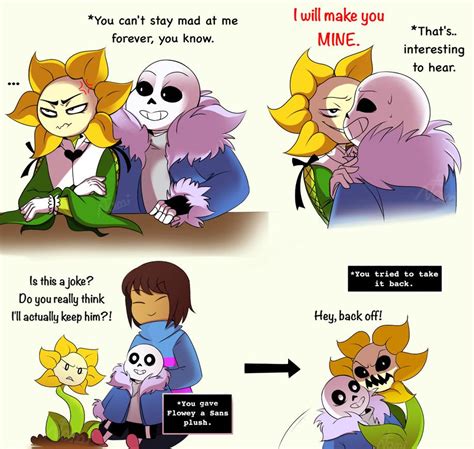 Flowey x Sans doodles by Nomidot.deviantart.com on @DeviantArt ...