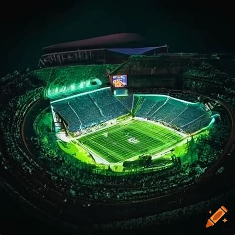 Tampa bay turtles football stadium in lime green color