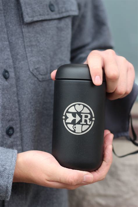 Fellow Carter Move Travel Mug matte black etched circle 12oz | Support Local – Mountain View