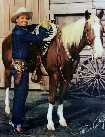 Gene Autry and his horse Champion | Western movies, Western film, Western hero