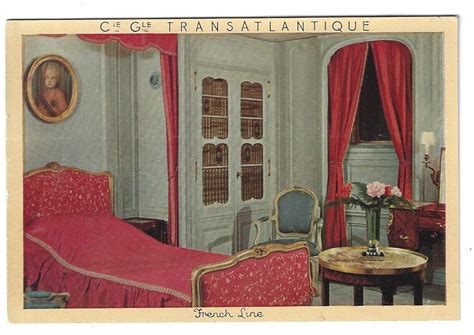 SS Normandie, French Line Art Deco Series Postcard. CGT | #4574006651