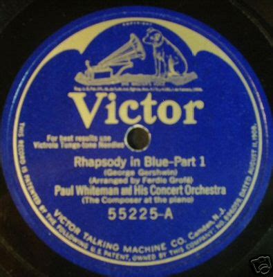 popsike.com - Paul Whiteman Rhapsody in Blue Jazz 78 rpm Gershwin ...