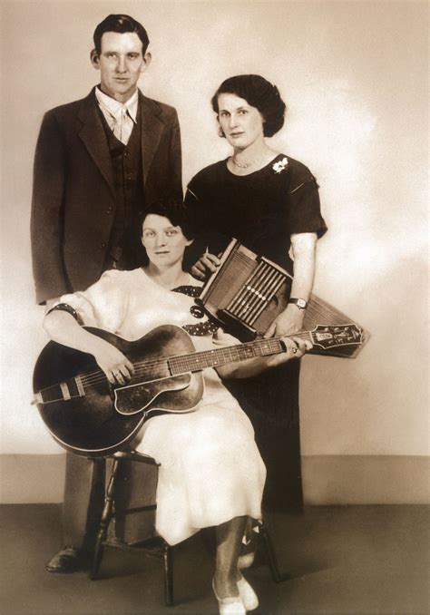 The Original Carter Family, circa 1930. from left: A.P., Maybelle, and Sara Carter. [Courtesy of ...