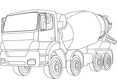 17 Cement Mixer Truck Coloring Pages - Printable Coloring Pages