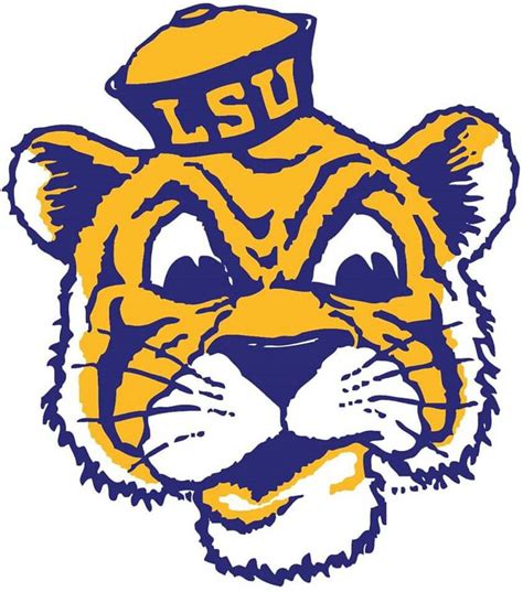 "Mike The Tiger".....the original. | Lsu tigers logo, Lsu tigers, Lsu