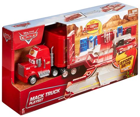 Disney Pixar Cars Toy Mack Truck Playset, Lightning McQueen Story Sets | eBay