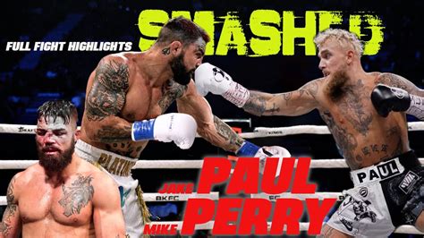 Jake Paul vs Mike Perry | Knockouts | Full Fight Highlights | BOXING ...