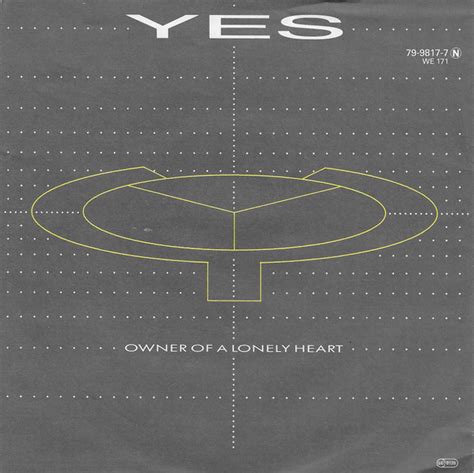 Yes – Owner Of A Lonely Heart – Vinyl (7", 45 RPM, Single), 1983 ...